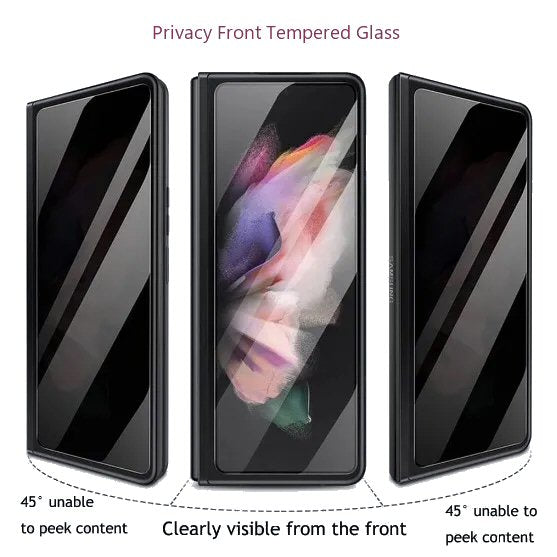 Screen Protector For Samsung Z Fold 5 Full Cover Privacy Glass Outer Screen Protector FoneFunShop   