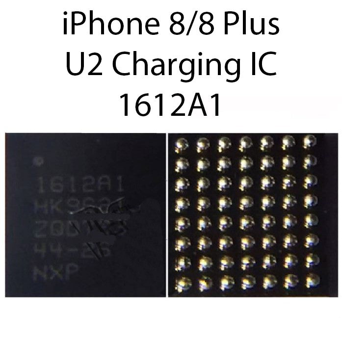 Replacement U2 Charging IC Chip 1612A1 For Apple iPhone 8, 8 Plus, X ic Chip FoneFunShop   