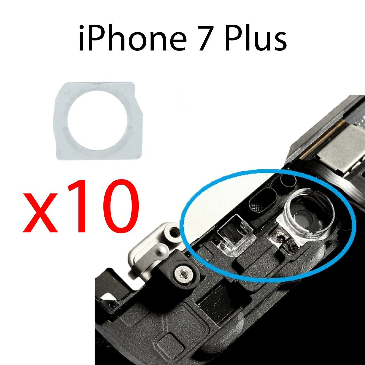 Plastic Brackets For iPhone 7 Plus Camera Proximity Light Sensor Pack of 10 Camera FoneFunShop   