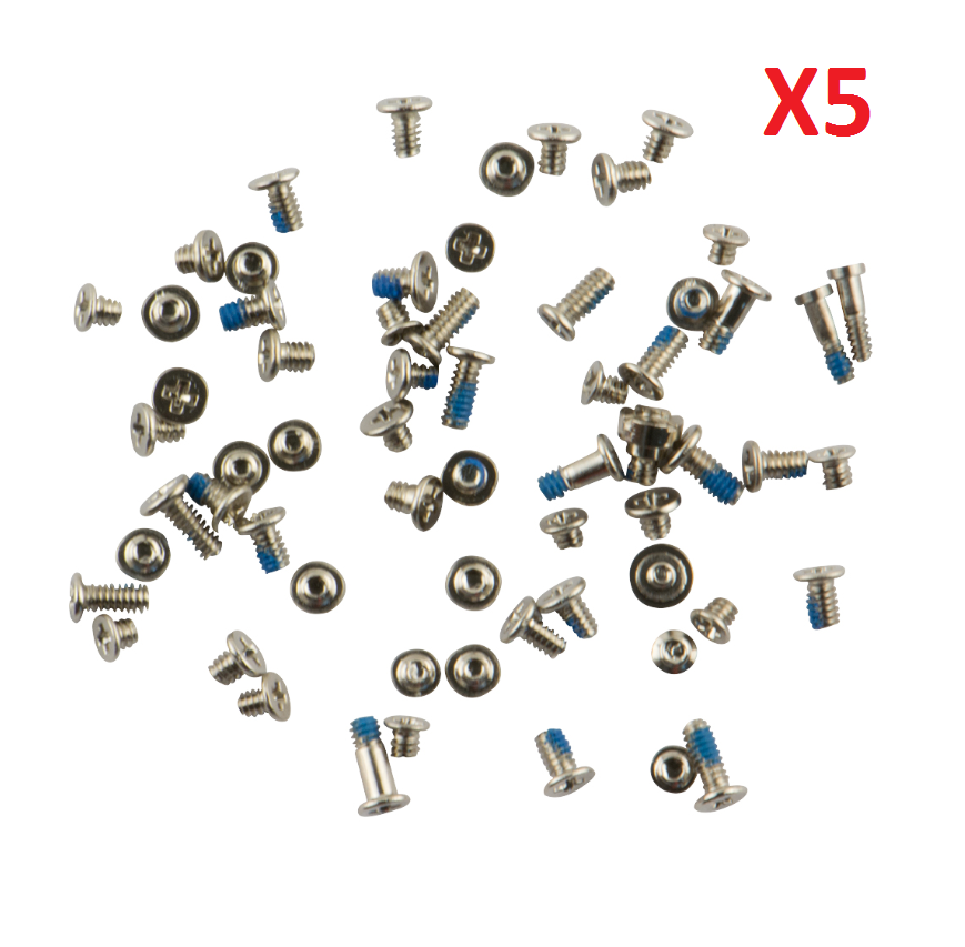 For iPhone 6 Pack of 5 Screw Set With Silver Bottom Screws  FoneFunShop   