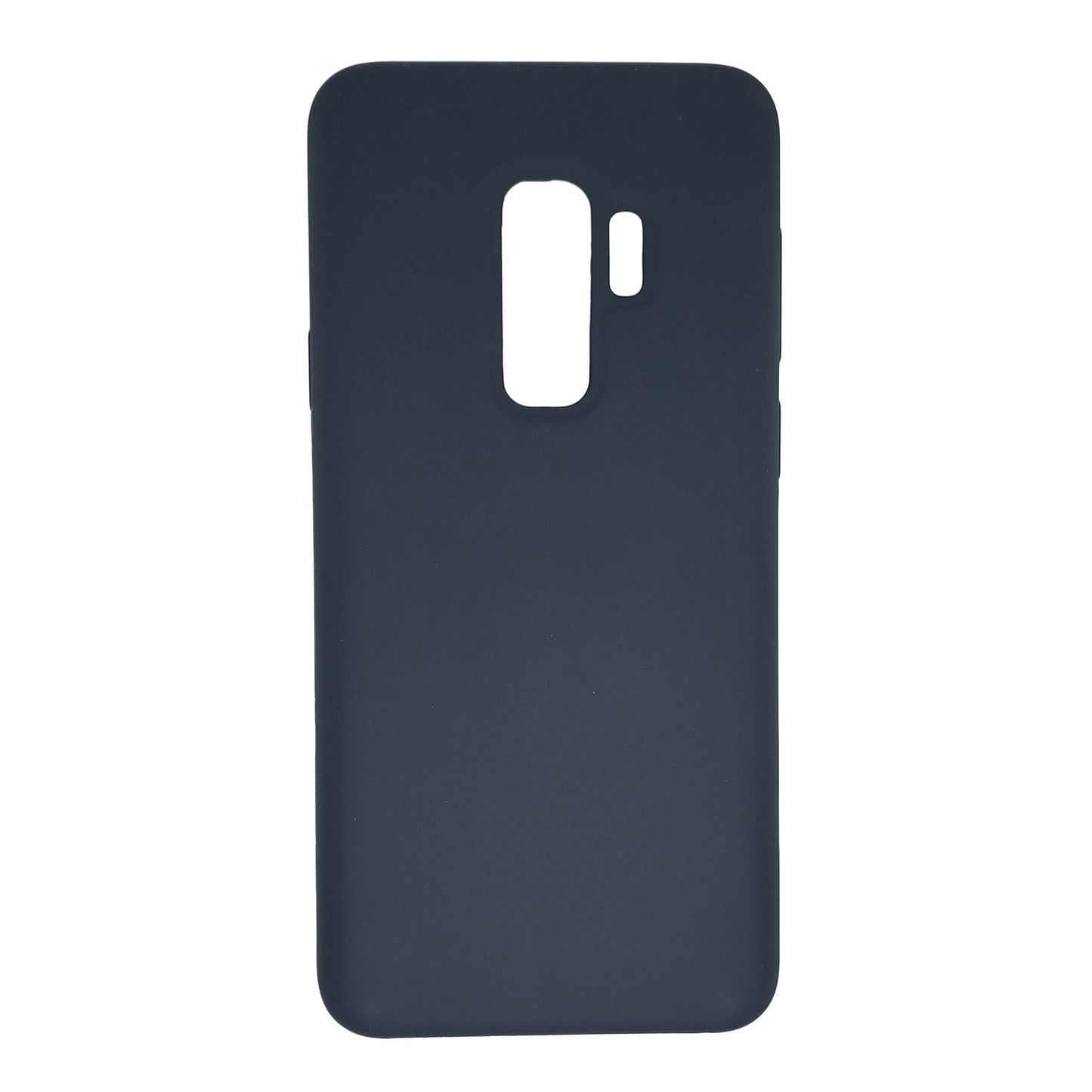 Case For Samsung S9 Plus in Navy Blue Smooth Liquid Silicone Case Cover FoneFunShop   