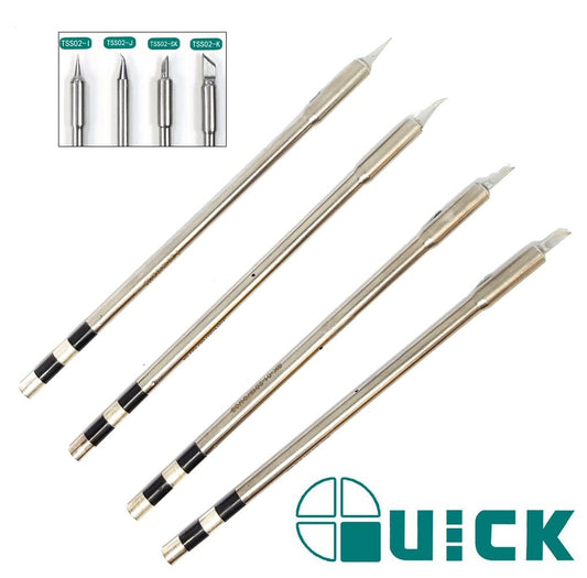 Soldering Iron Tips For Quick TS1200A 4 Piece Official Genuine Solder FoneFunShop   