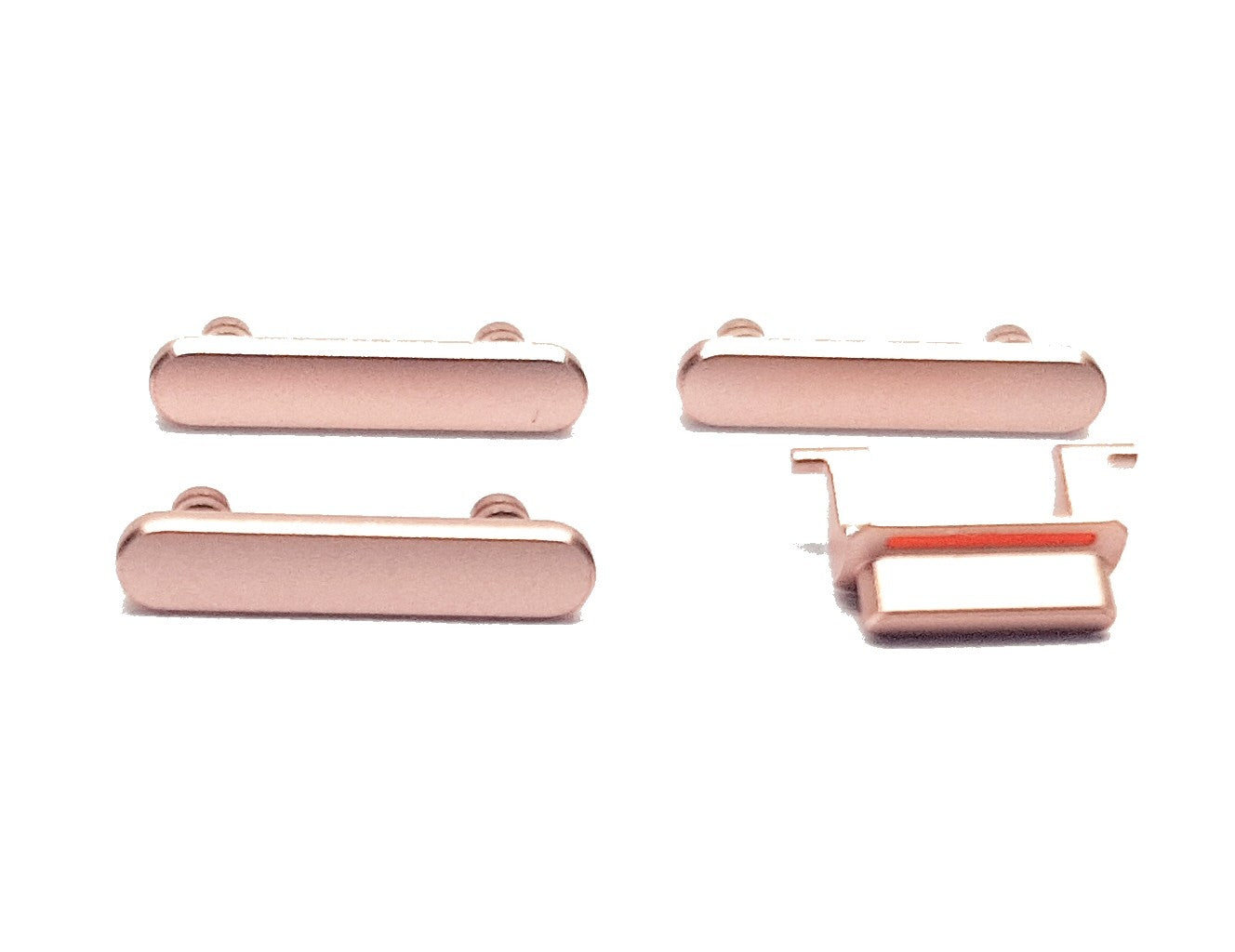 Sim Tray For iPhone 7 in Rose Gold With Outer Buttons Sim Tray FoneFunShop   