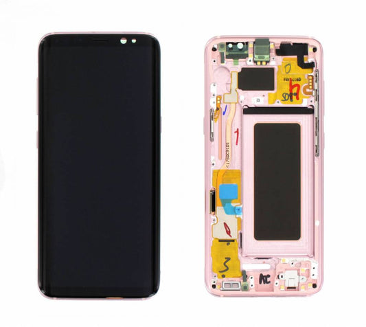 Lcd Screen For Samsung S8 G950F in Rose Pink Screen FoneFunShop   