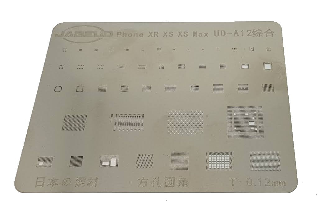 BGA Stencil For iPhone XS XS MAX XR Reballing Stencil FoneFunShop   