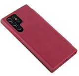 Case For Samsung S23 Ultra G Case PU Leather Flip in Red