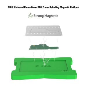 2UUL Universal Magnetic Heat Resistant Phone Board Mid Frame Rebaling PlatForm