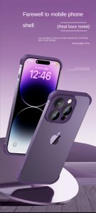 Corner Pad Protection For iPhone 15 Pro in Purple