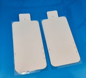 Factory Seal For iPhone 12 Mini White Paper Card Screen Protection Pack of 2