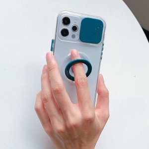Case For iPhone 12 Mini in Green Camera Lens Protection Cover Soft TPU