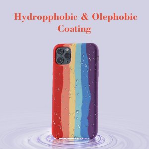 Case For iPhone 13 Pro Gay Pride Rainbow Multicoloured Liquid Silicone Cover