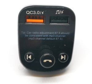 Budi Wireless Bluetooth Transmitter UK FM MP3 Player USB Car Charger Adapter
