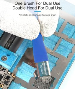 Sunshine SS022B Double Head Dual Purpose Logicboard Motherboard Cleaning Brush