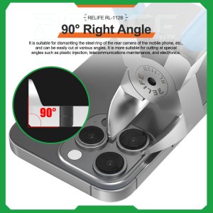 Angled Cutting Pliers Relife RL112B 90 Degree For iPhone Camera Ring Removal