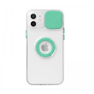 Case For iPhone 12 Pro in Green With Camera Lens Protection Cover Soft TPU