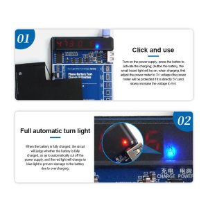 Sunshine SS915 V7 Battery Charge Activation Tool For iPhone 4 to 13 Android