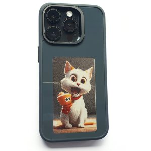 Case for iPhone 15 Pro With NFC E Ink Ai Smart Display for Photos / Images