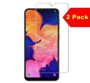 Screen Protectors For Samsung A01 A015F Twin Pack of 2x Tempered Glass