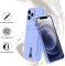 Silicone Card Holder Protection Case For iPhone 15 Plus in White
